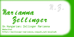 marianna zellinger business card